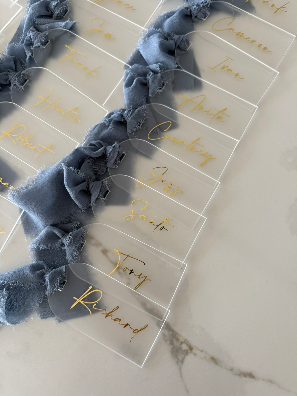 Personalised Acrylic Name Tags & Place Cards