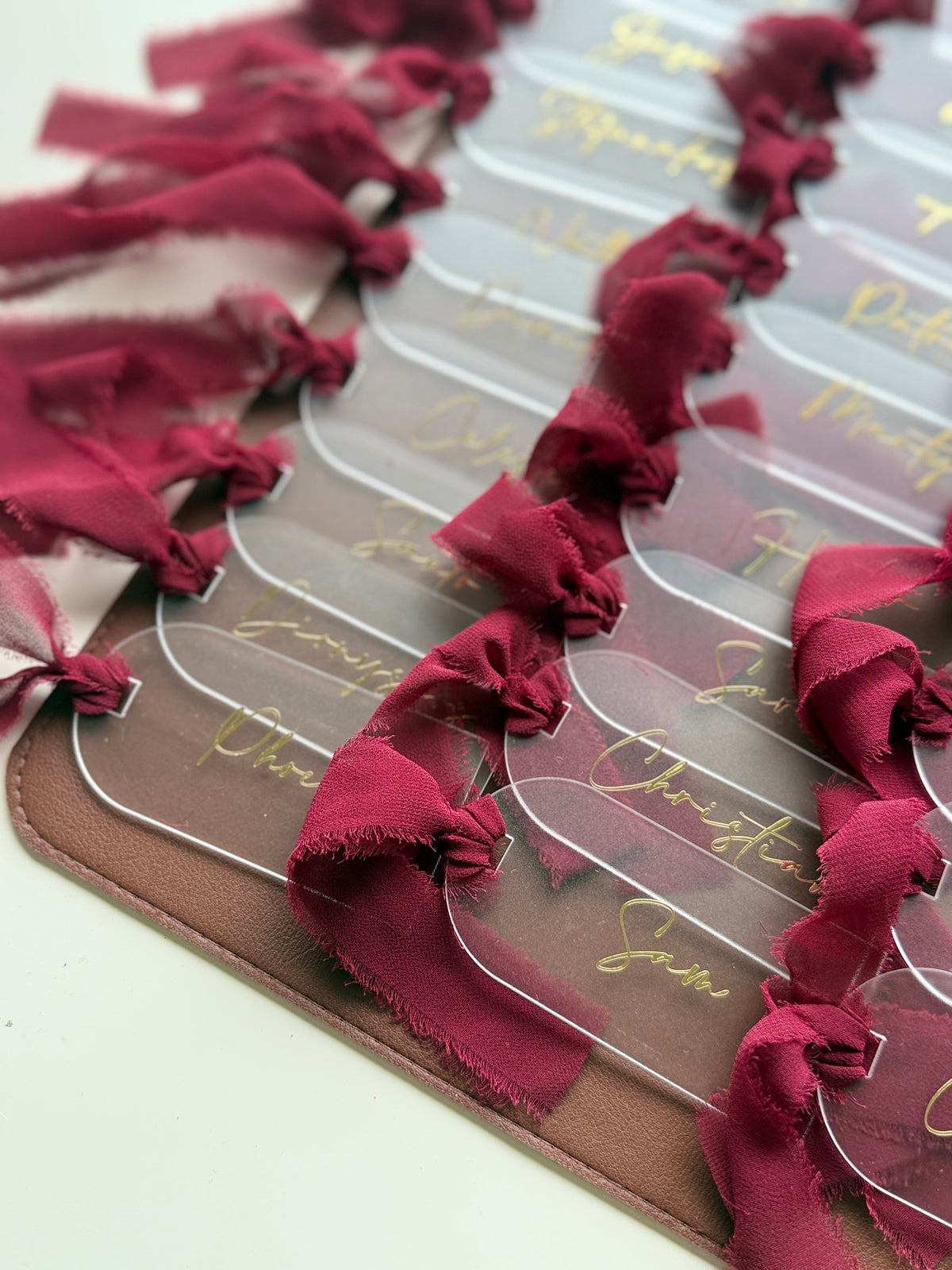 Personalised Acrylic Name Tags & Place Cards