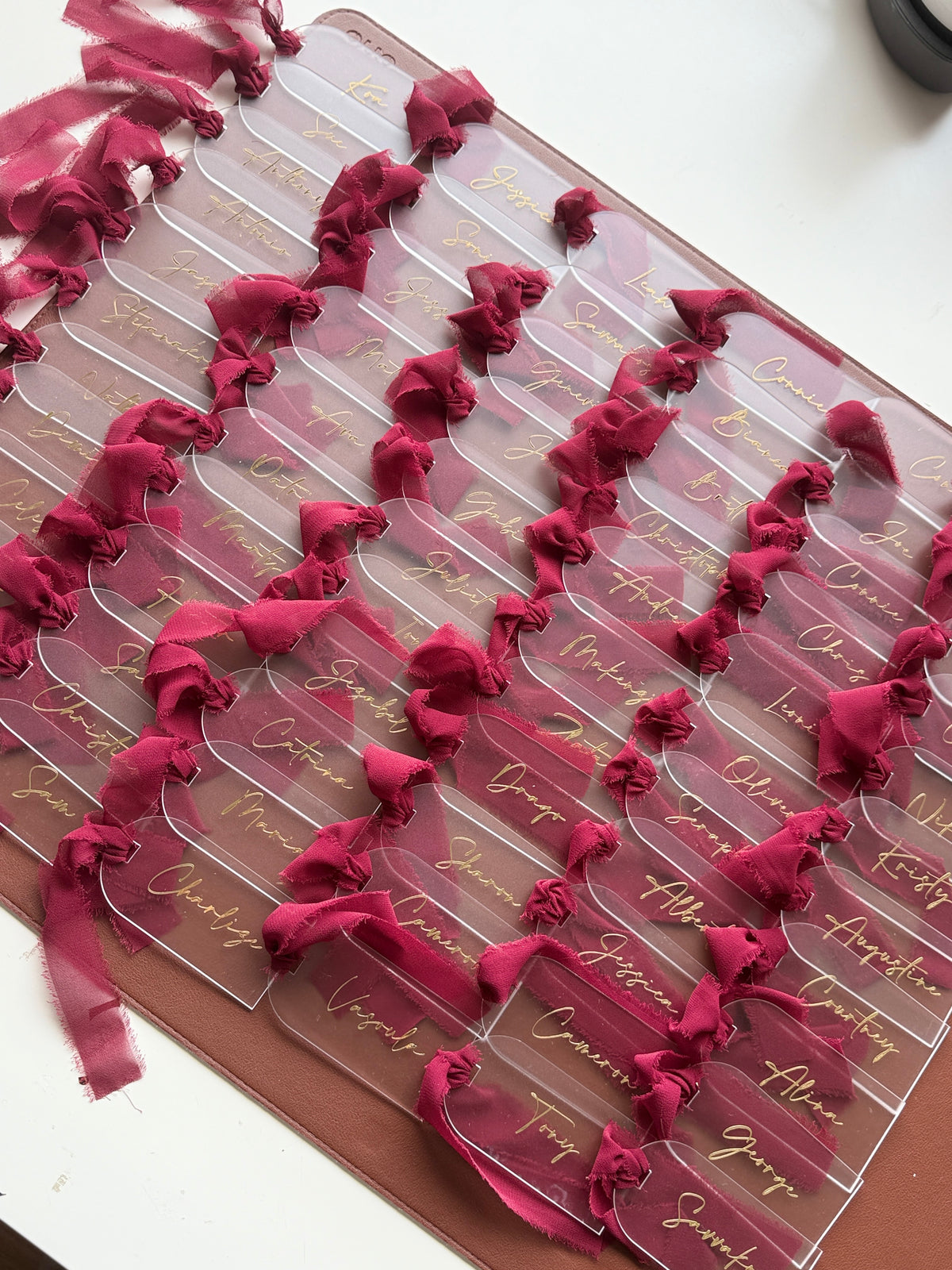 Personalised Acrylic Name Tags & Place Cards
