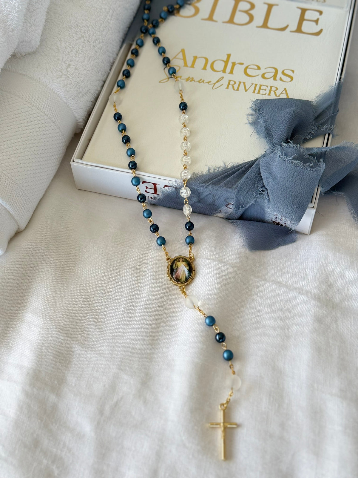 Custom Saint Rosary Beads