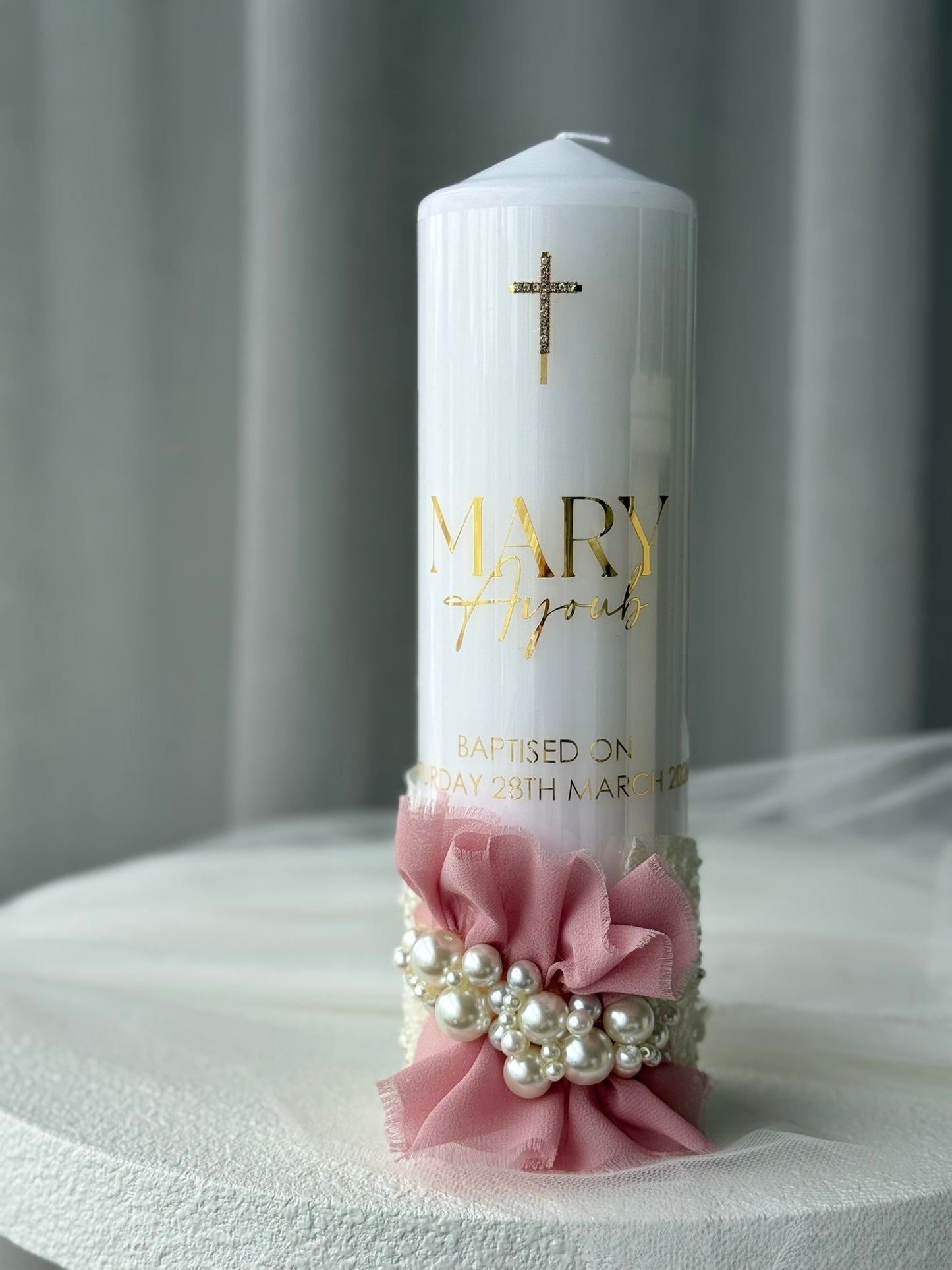 Pearl & Chiffon Baptism Package