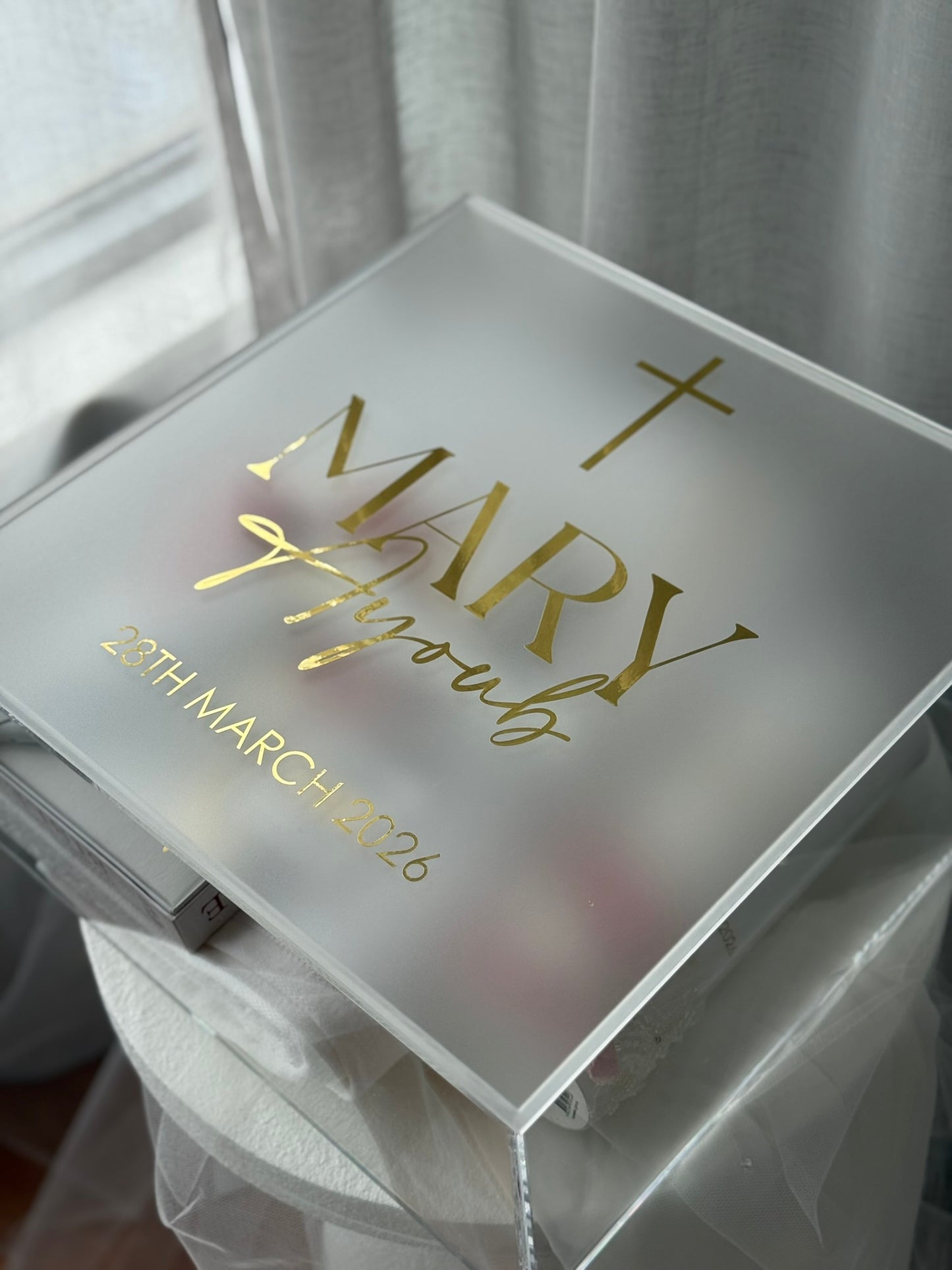 elegant baptism package personalised keepsake