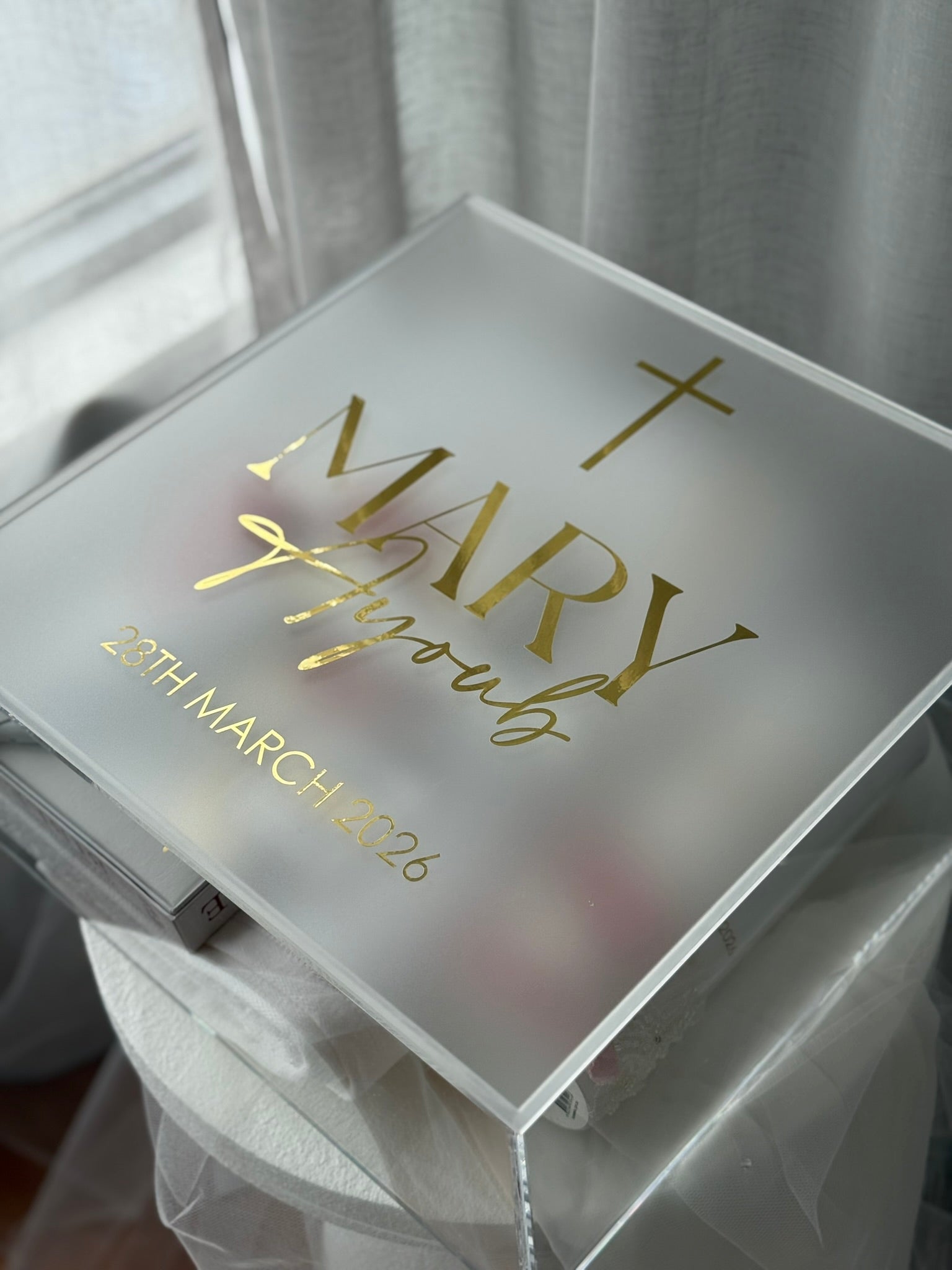 elegant baptism package personalised keepsake