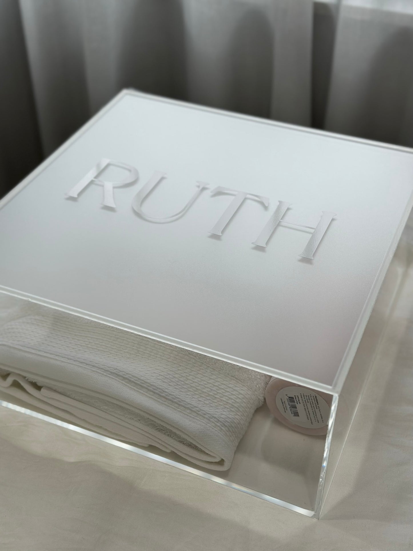 Frosted Acrylic Keepsake Box