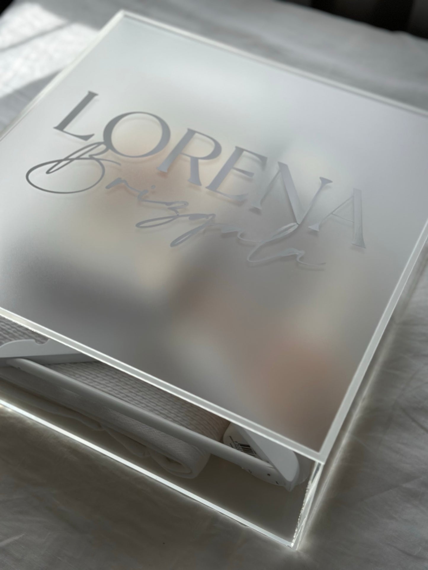 Frosted Acrylic Keepsake Box