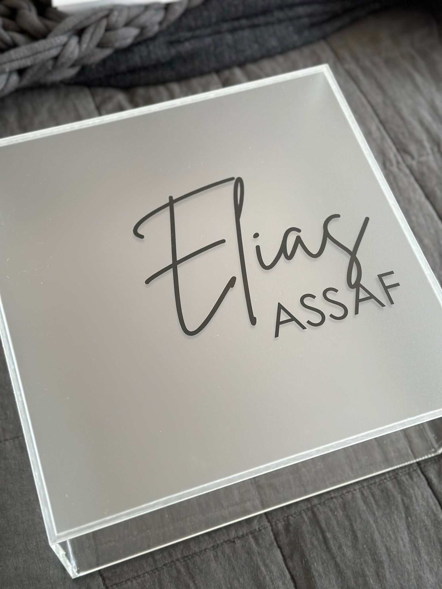 Frosted Acrylic Keepsake Box