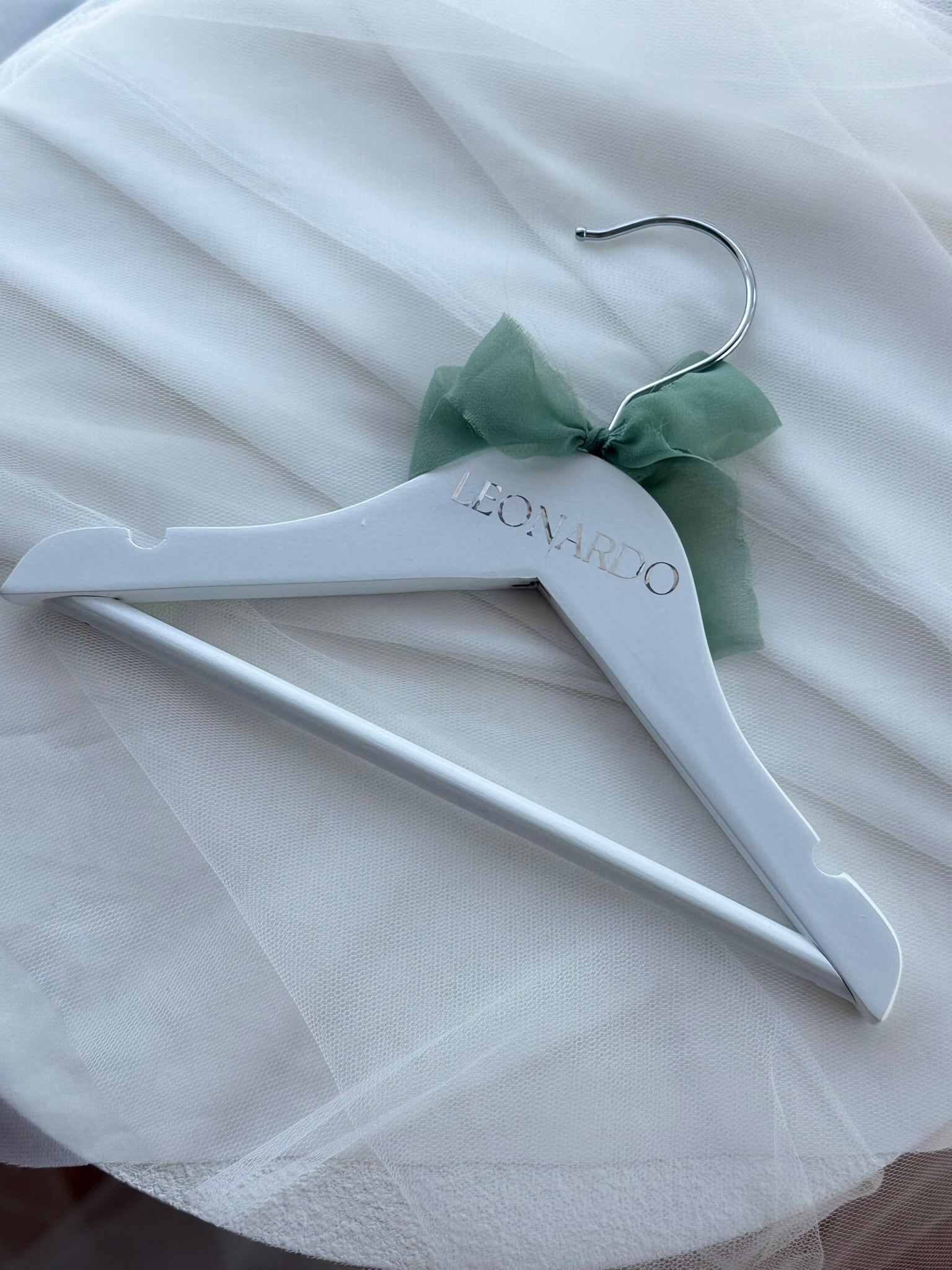 White hanger