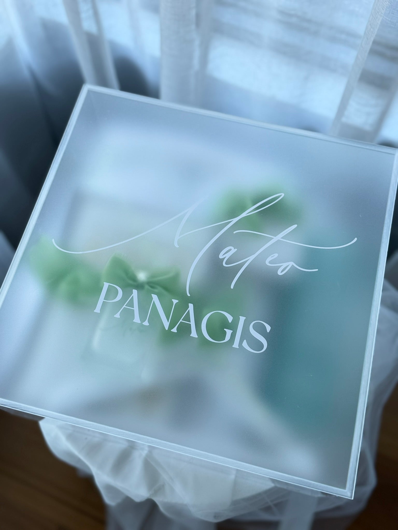 modern acrylic keepsake box Australia