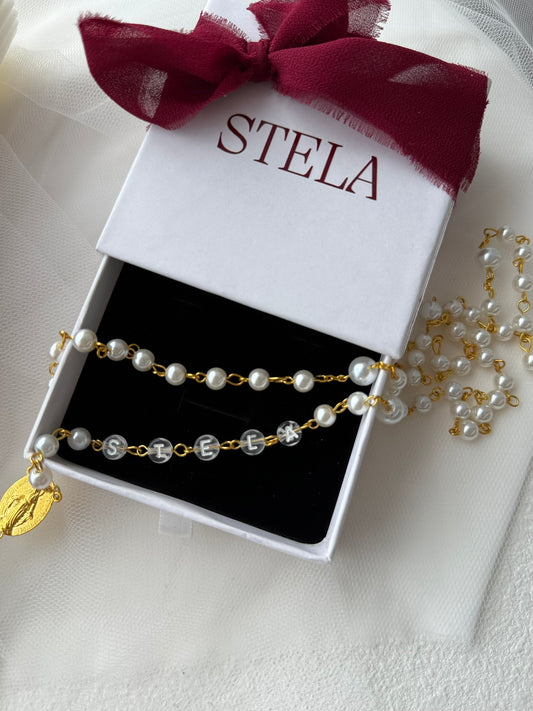 Pearl rosary beads