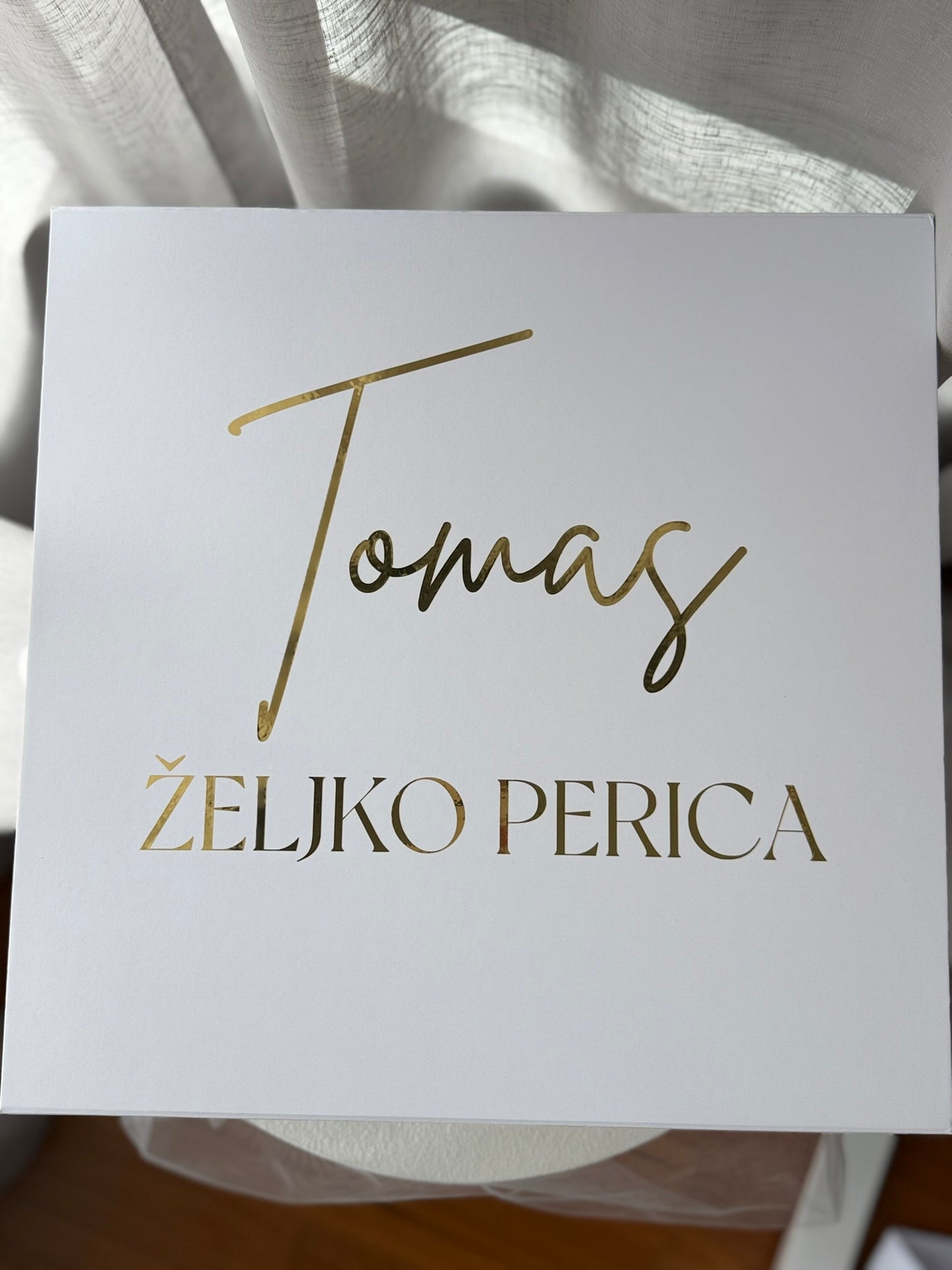 White Baptism Keepsake Box - Personalised Christening Memory Box